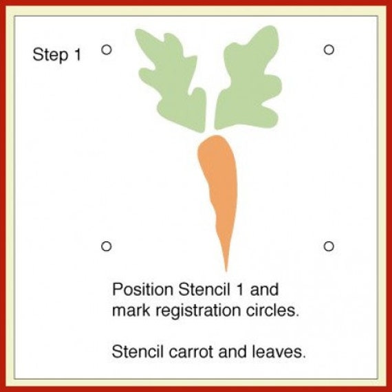 PETER RABBIT'S CARROT- BEATRIX POTTER DESIGNS NEW! The Artful Stencil PETER RABBIT'S CARROT- BEATRIX POTTER DESIGNS NEW! The Artful Stencil