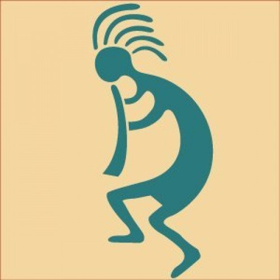 Kokopelli Stencil 4.25 X 10 the Artful Stencil 10 Mil Mylar, Walls