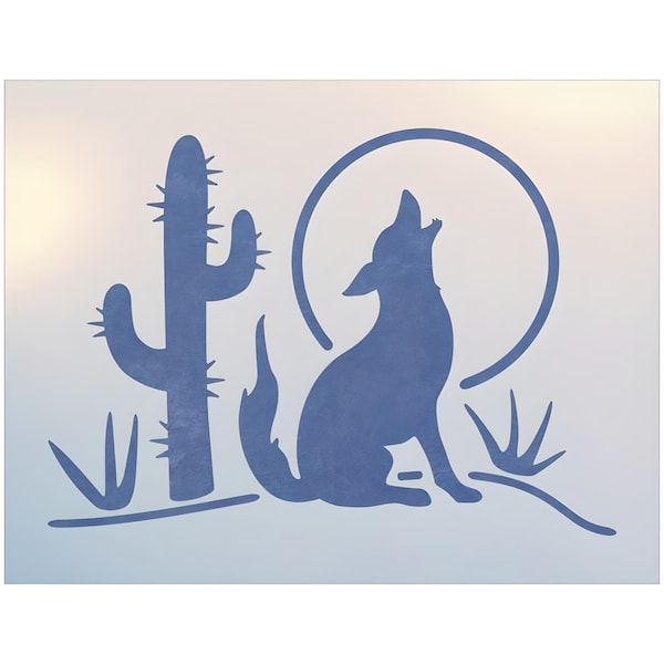 Desert Animal Wall Stencil - Etsy