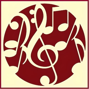 Music Circle Stencil - Music Musical Notes Decor Reusable Painting Home Decor Crafts Home Animals Inspiration Paisley - The Artful Stencil