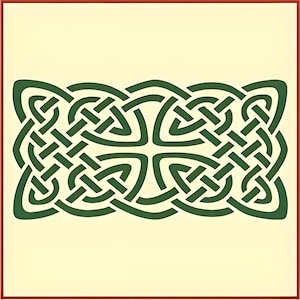 Celtic Knot 4 Stencil - 7.5&quot; x 4&quot; - Celtic Knot 4 Stencil for painting, DIY Art & Craft template, Viking Symbols The Artful Stencil