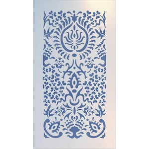 East Indian Textile 1 Stencil - 6.3&quot; x 13&quot; - Southeast Asia Indian Chintze Indonesia Thailand Ottoman Indian Ocean - The Artful Stencil