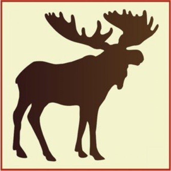 Free Printable Moose Stencils