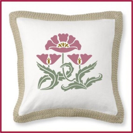 Wall Stencil Art Nouveau Wall Stencil Art Nouveau