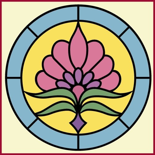 Stencil Con Bordo Coloniale - 13" X 1,25" Arte Popolare Fai Da Te