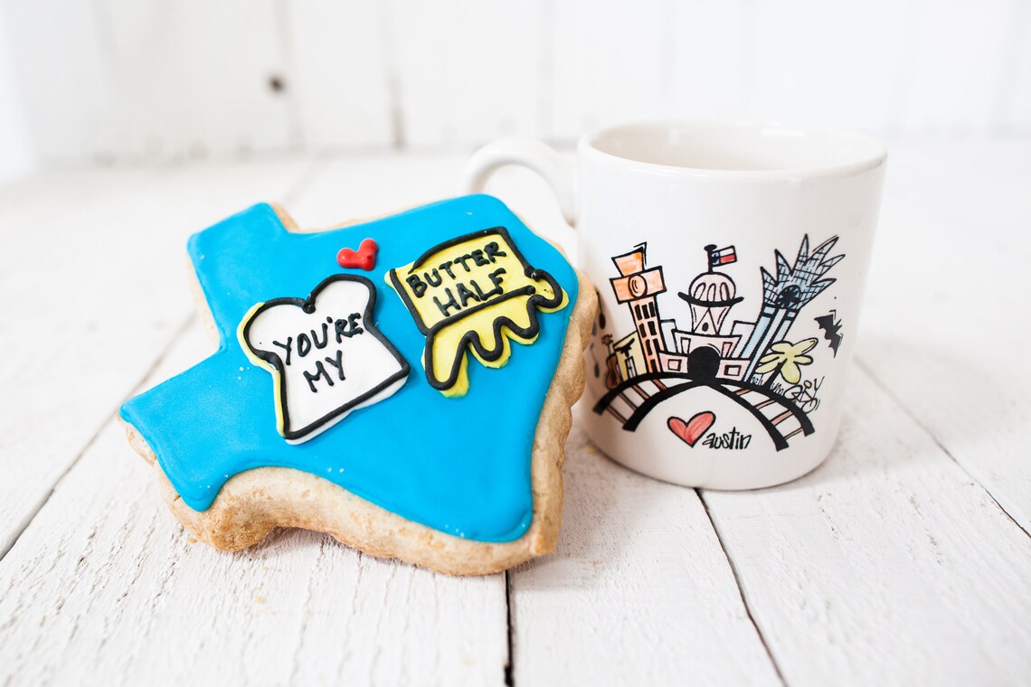 Texas Coffee Mug Austin TX City Skyline Color Custom Etsy