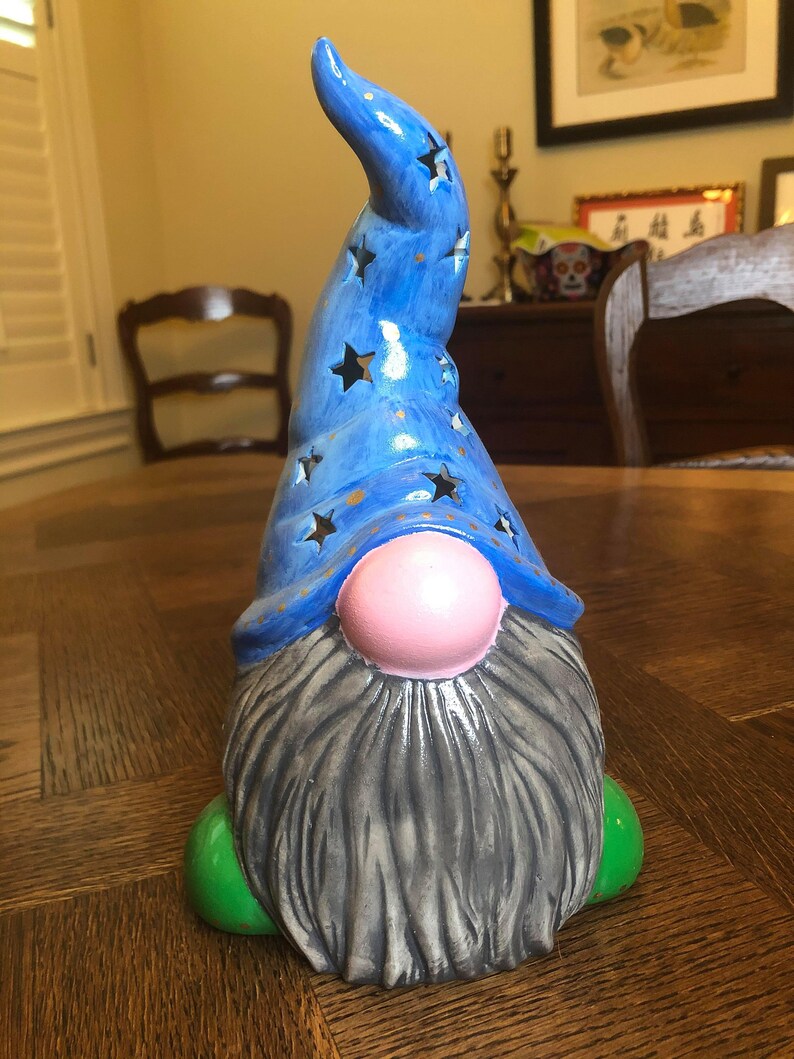 DIY Paint Kit Gnome Figurine Paint A Gnome Ceramic Gnome Etsy