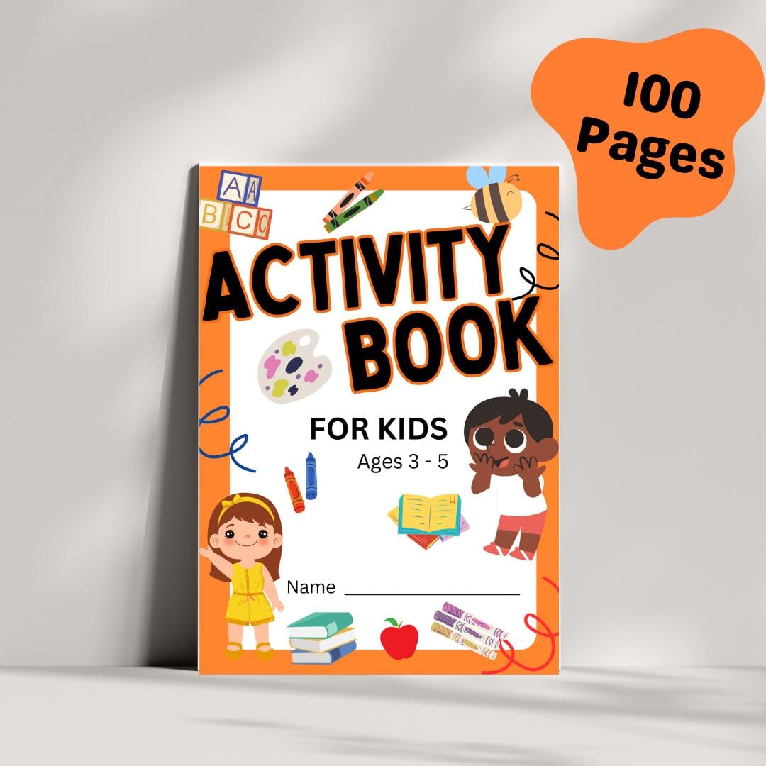 Preschool/eyfs Activity Book | 100 Pages of Tracing, Coloring ...