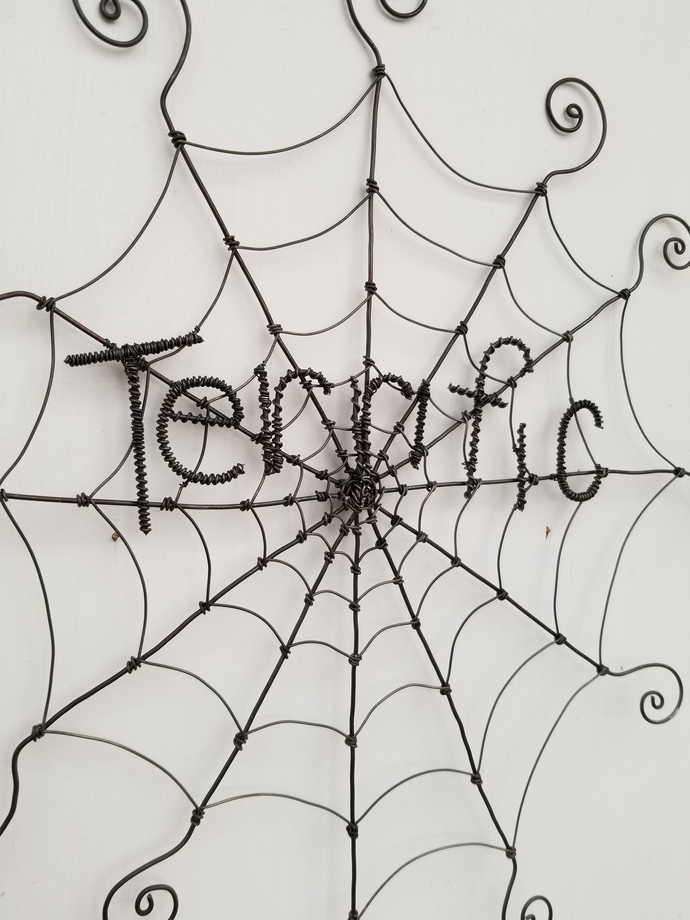 Charlotte's Web Inspired Terrific Wire Spider Web 12, Free