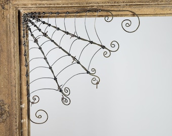 Wicked Wee Barbed Wire 12&quot;  Corner Spider Web Twisted For Halloween