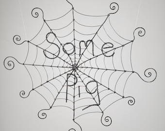 12&quot; Some Pig Wire Spider Web Made to Order