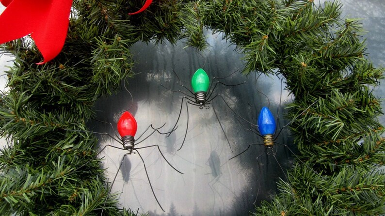 Small Lucky Christmas Spider Christmas Tree Ornaments Set of 3 Made to Order image 4