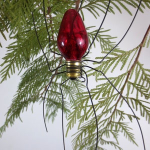 Small Lucky Christmas Spider Christmas Tree Ornament, Free Shipping In US