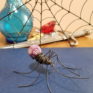 Awesome Purple Dungeons and Dragons Dice Spider Is The Perfect Gaming &quot;Pet&quot; Free Shipping In US