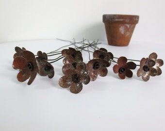 Rustic Bouquet of Rusty Flowers Bloom Forever For For You To Enjoy, Free Shipping In US