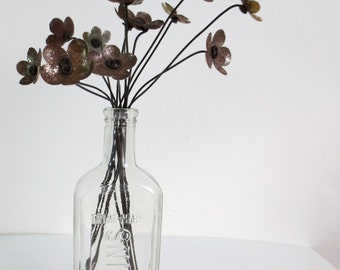 Rustic Bouquet of Rusty Flowers Bloom Forever For For You To Enjoy, Free Shipping in US