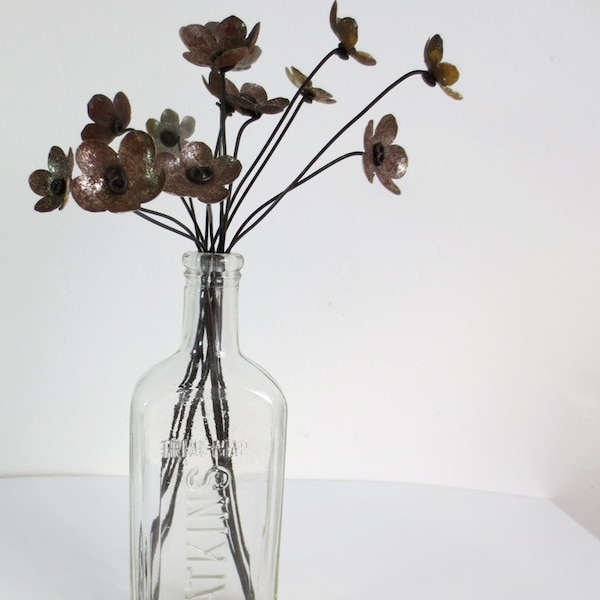 Rustic Bouquet of Rusty Flowers Bloom Forever For For You To Enjoy, Free Shipping in US