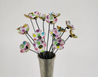 Polka Dot Bouquet of Forever Blooming Flowers Free Shipping In USA