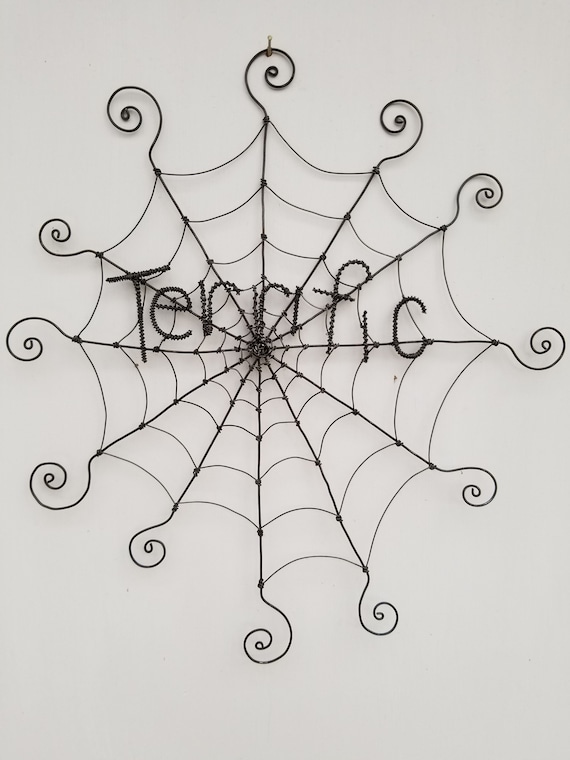 Charlotte's Web Inspired Terrific Wire Spider Web 12, Free Shipping in US -   Canada