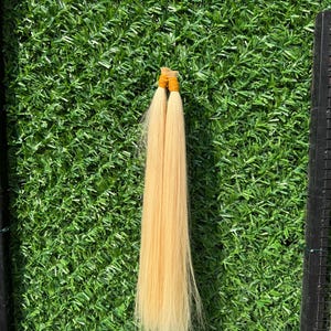 プラチナ スラブ人毛レミー ヘアエクステンション - 選べるカラー - 70 cm/28 インチ - 100% 天然毛 | ダブルドローイング - バージンヘア - 彼女へのギフト