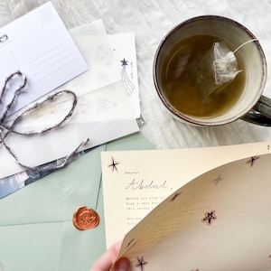 Månadsprenumeration på snigelpost – Personliga brev och pappersvaror | Happy Mail, Stationery Club, Slow Living-present | Paulas postögonblick bild 3