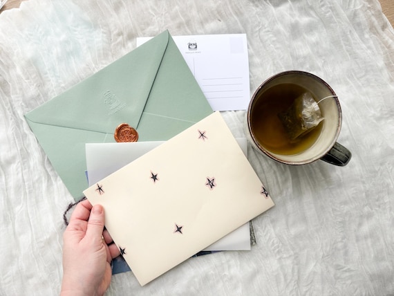 Monthly Snail Mail Subscription – Personal Letters & Paper Goods | Happy Mail, Stationery Club, Slow Living Gift | Paula’s Post Moments