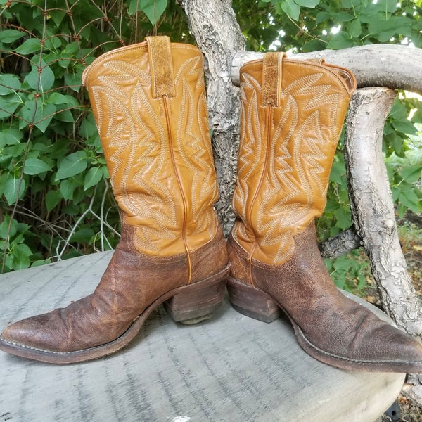 Mens Cowboy Boots Etsy