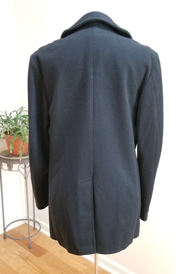 Authentic Vintage Navy PEA COAT Jacket - Double B… - image 4