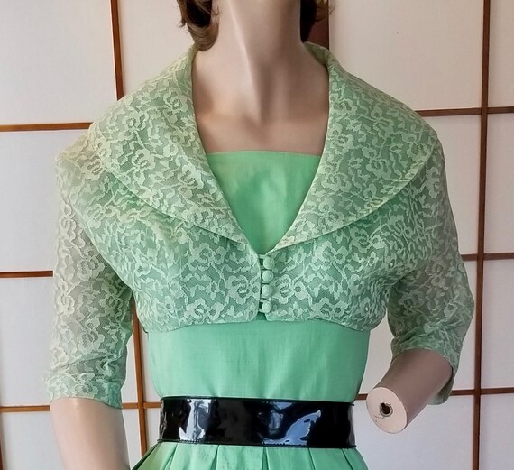 lime green bolero jacket