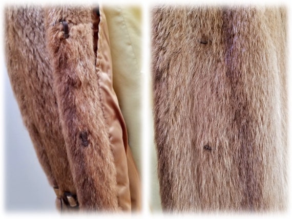 Vintage '60s MOD Fur Coat - Reddish-Brown Fur Jac… - image 7