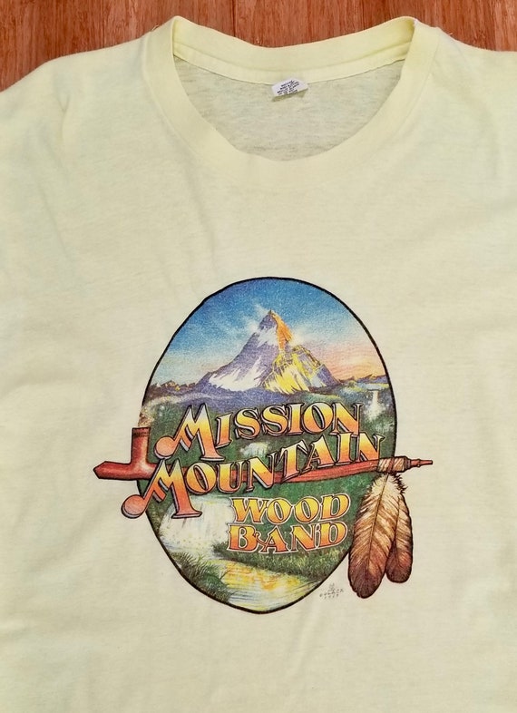 Vintage '70's-'80's "Mission Mountain Wood Band" … - image 4