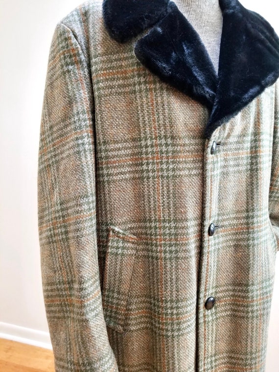 Vintage '60s Man's Houndstooth Plaid Tweed "Land-N