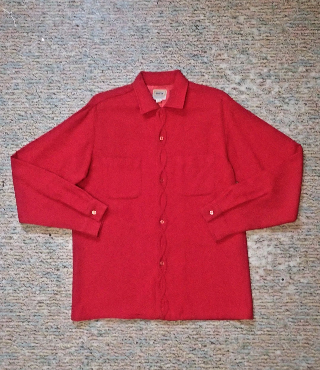 Handsome Vintage 1950's Bright Red BRENT Man's Wool - Etsy