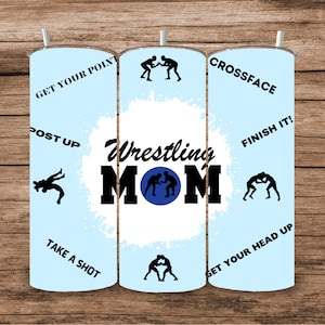Wrestling Mom 20oz tumbler wrap sublimation ready to press, png download DIGITAL ONLY, wrestling tumbler wrap, things wrestling moms say