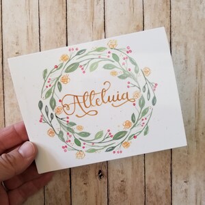 Alleluia Easter Greeting Card - He Is Risen!