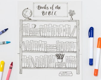 Books of the Bible - Printable Coloring Tracker