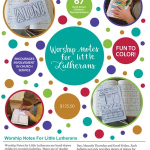 Bulletins luthériens pour le culte des enfants : lectionnaire d'un an (téléchargement PDF)