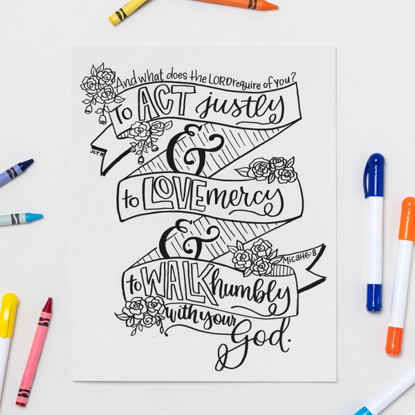 Micah 6 8 - Etsy