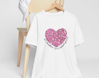 Su amor constante perdura para siempre, camiseta de manga corta unisex