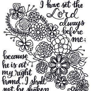 Psalms and Proverbs Scripture Coloring Page Bundle 3 Printable Designs ...