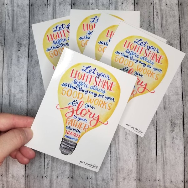 Let Your Light Shine - Etsy