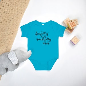 Fearfully and Wonderfully Made Baby Onesie