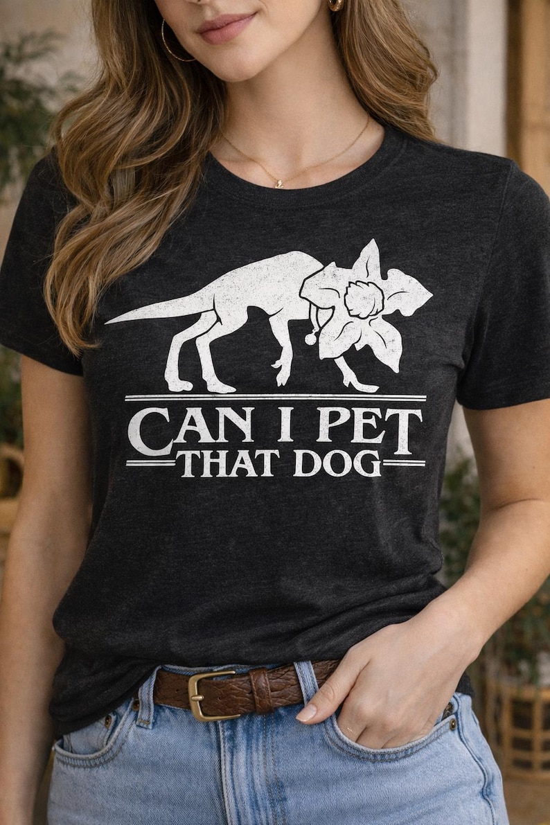 Demodog Can I Pet That Dog Png Svg Eps Psd | Funny Stranger Dogs Parody ...
