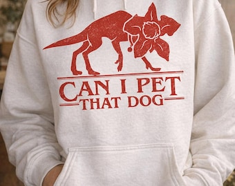 Demodog ¿Puedo acariciar a ese perro? PNG SVG EPS PSD | Diseño divertido de parodia de perros desconocidos | Regalo para amantes de los perros | Descarga digital de memes de películas