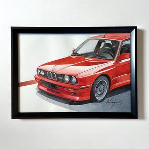 BMW E30 M3 EVO Aquarela