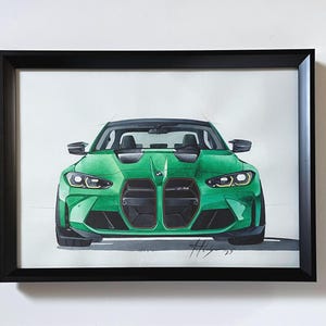 BMW M3 G80 CS Aquarela