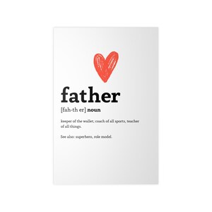Stampa poster con foto per la festa del papà, regalo per papà, decorazione da parete, regalo per la festa del papà, ricordo di famiglia
