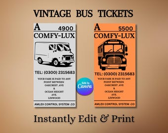 ヴィンテージバスチケット - 20枚セット - ヴィンテージチケット