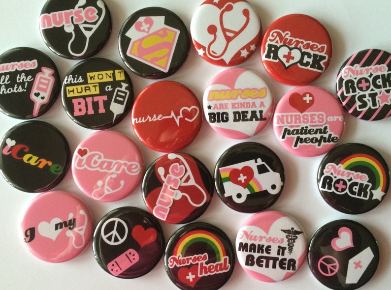 Set Of 20 1 Inch Or 1 25 Inch Buttons Pinback Flatback Or Etsy