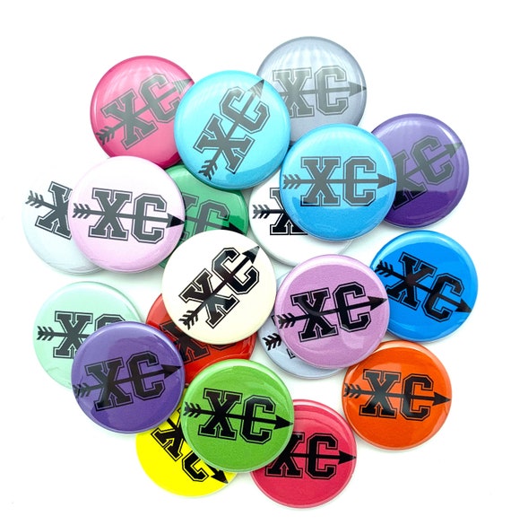 Cross Country Runner Pins Set of 20. Great XC Team Gift or Running